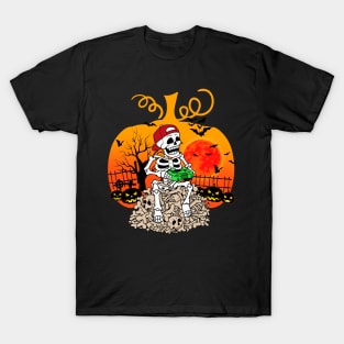 Halloween Shirts For Boys Kids Girl Dabbing Skeleton Costume T-Shirt
